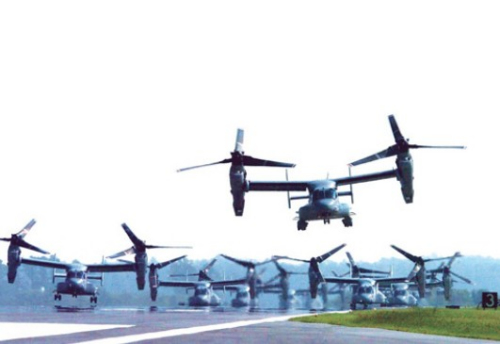 資料圖:“魚鷹”運(yùn)輸機(jī) 資料圖:“魚鷹”運(yùn)輸機(jī)