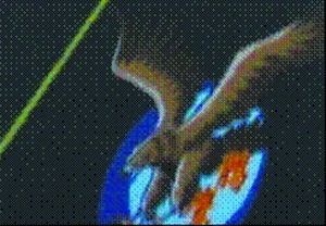 “粽子機”尾翼上的鶻鷹標志 “粽子機”尾翼上的鶻鷹標志