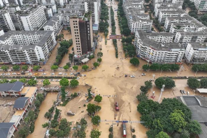 貴州榕江：災(zāi)后清淤清障工作有序進行