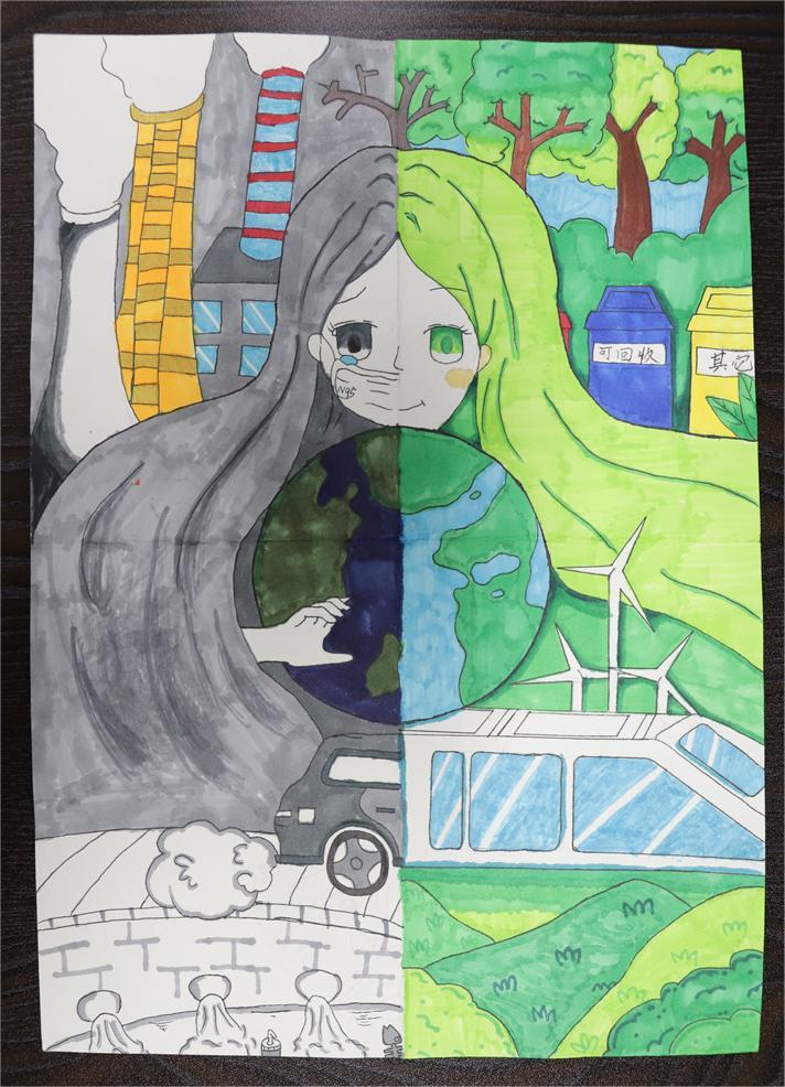 《保護氣候，人人有責(zé)》林鈴涵 11歲