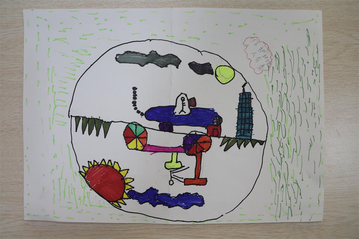 《保護地球，人人有責(zé)》 蘇熙博 9歲