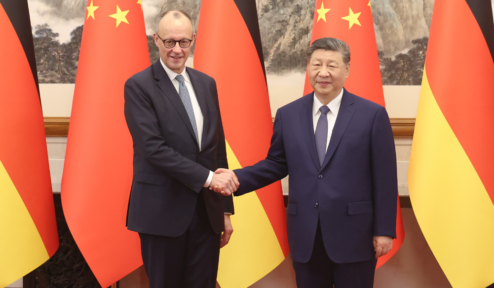 習(xí)近平會(huì)見德國總理默茨