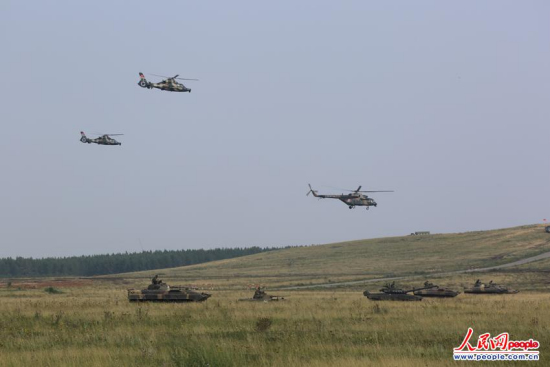 中俄軍演中方部隊未經(jīng)調(diào)整進(jìn)入針對性訓(xùn)練(圖)