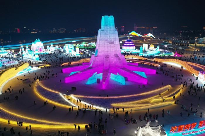 人氣爆棚！第26屆哈爾濱冰雪大世界開園